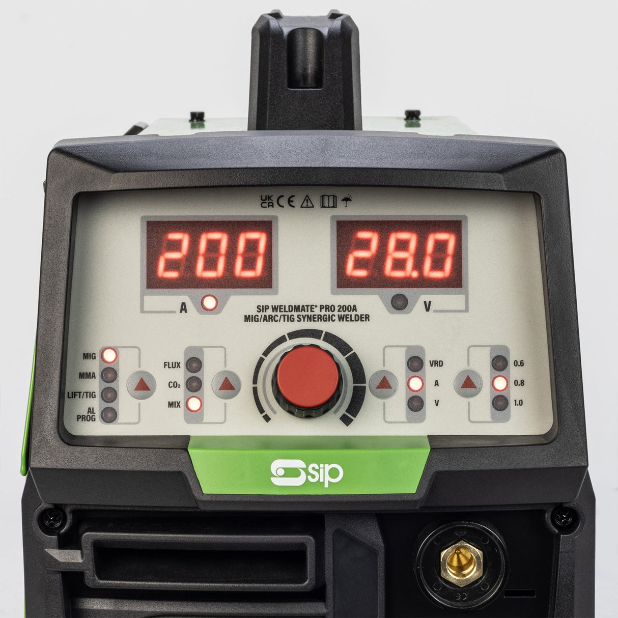 SIP WELDMATE® PRO 200A MIG/ARC/TIG Synergic Inverter Welder with Trolley Package - SIP-05734TROLLEY - SIP Tools UK - Trade Counter Direct