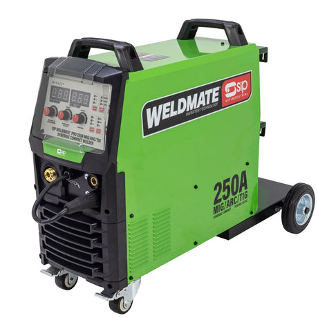SIP WELDMATE® PRO 250A MIG/ARC/TIG Synergic Compact Inverter Welder - SIP-05752 - SIP Tools UK - Trade Counter Direct