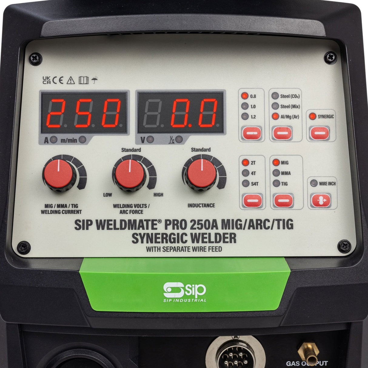 SIP WELDMATE® PRO 250A MIG/ARC/TIG Synergic Inverter Welder with Separate Wire Feed - SIP-05753 - SIP Tools UK - Trade Counter Direct