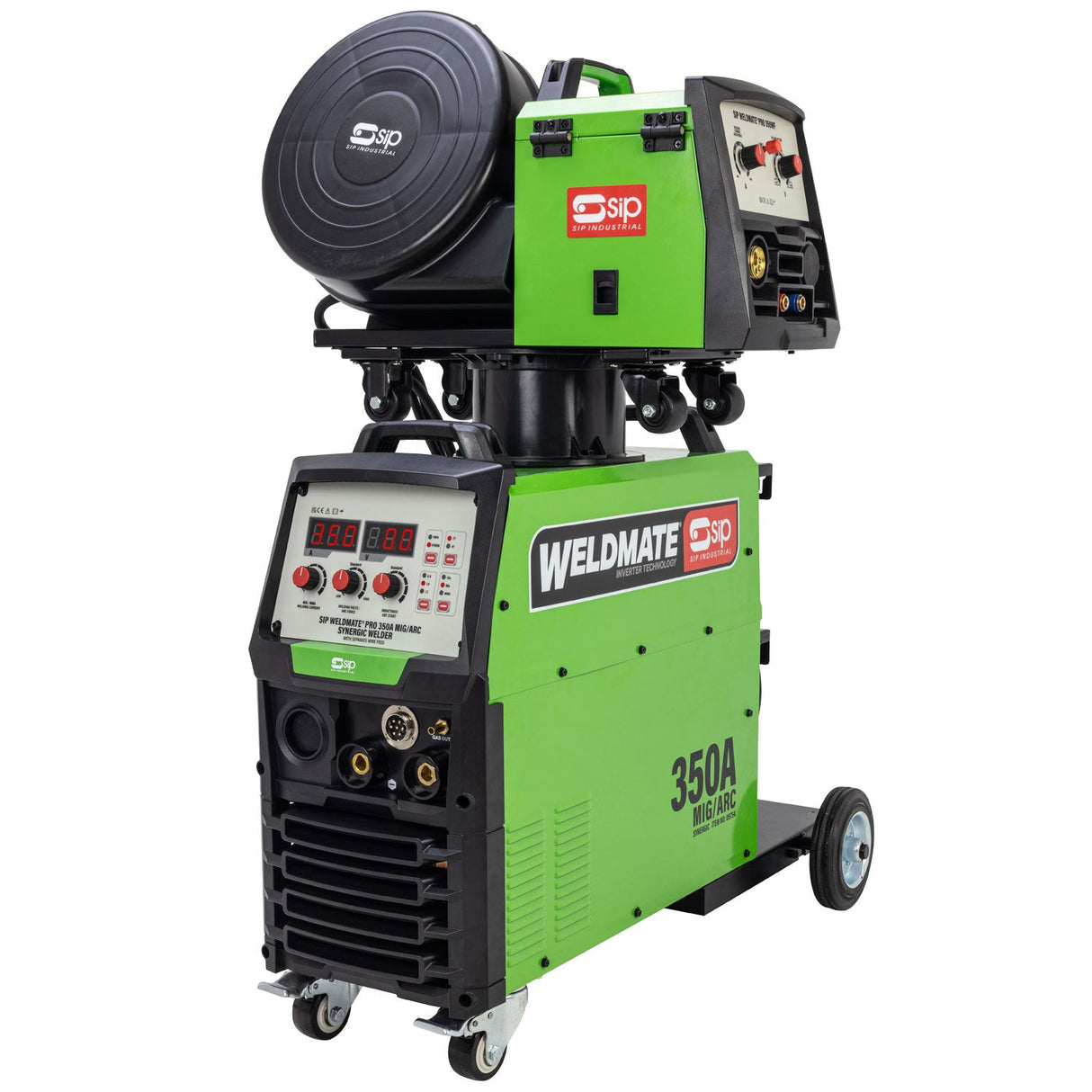 SIP WELDMATE® PRO 350A MIG/ARC Synergic Inverter Welder with Separate Wire Feed - SIP-05754 - SIP Tools UK - Trade Counter Direct