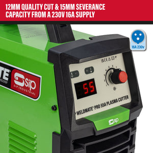 SIP WELDMATE® PRO 55A Inverter Plasma Cutter - SIP-05687 - SIP Tools UK - Trade Counter Direct