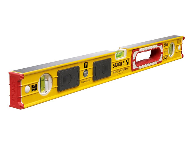 Stabila 196 - 2 - LED Illuminated Level 60cm / 120cm - 60cm - STB1962LED24 - Stabila - Trade Counter Direct