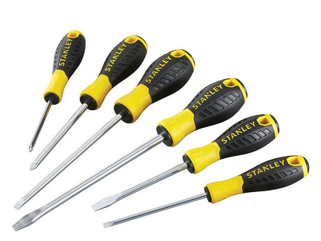 Stanley 0 - 60 - 209 Essential Screwdriver Set, 6 Piece SL/PH - STA060209 - Stanley - Trade Counter Direct