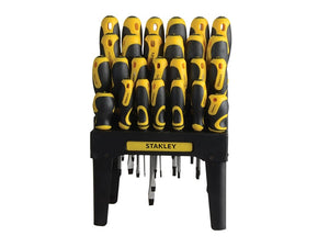Stanley 062142 Screwdriver Set, In Rack 26 Piece SL/PH/PZ/TX - STA062142 - Stanley - Trade Counter Direct