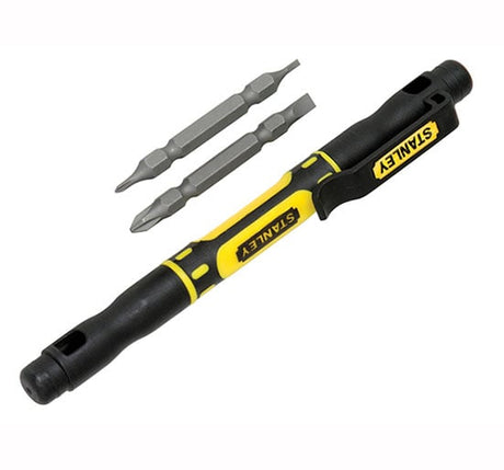 Stanley 4 - in - 1 Pocket Driver 663644m - 4 in 1 - STA66344M - Stanley - Trade Counter Direct