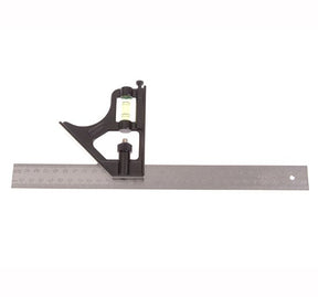 Stanley Combination Metal Square 300mm (12in) - 12in - STA246222 - Stanley - Trade Counter Direct