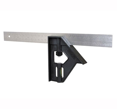 Stanley Combination Square 300mm (12 in) - 12in - STA246017 - Stanley - Trade Counter Direct