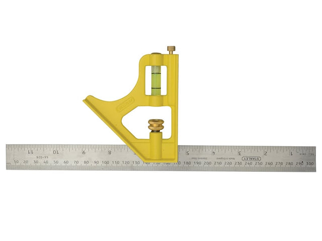 Stanley Die Cast Combination Square 300mm (12in) - 300mm - STA246028 - Stanley - Trade Counter Direct