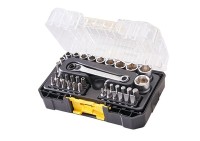 Stanley FatMax - 37 Piece 1/4" Socket & Bit Set - XMS23SOCKSET - XMS23SOCKSET - Stanley - Trade Counter Direct