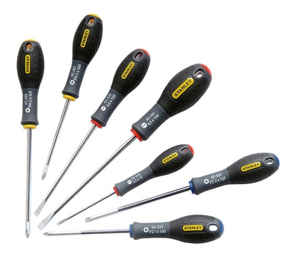 Stanley FatMax 7 Piece Screwdriver Set 0 - 65 - 438 - 7 Piece Set - STA065438 - Stanley - Trade Counter Direct