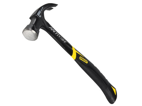 Stanley FatMax Antivibe All Steel Curved Claw Hammer 450g (16oz) - STA151275 - Stanley - Trade Counter Direct