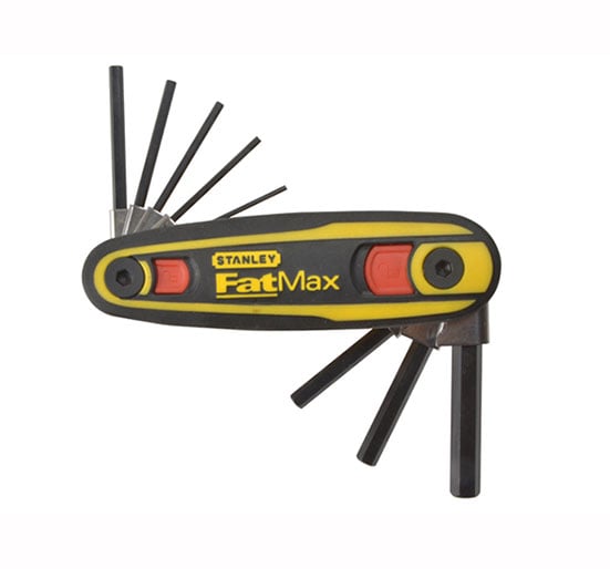 Stanley FatMax Locking Hex Key Set 9 pce (1.5 - 8mm) - 9 Piece Set - STA097552 - Stanley - Trade Counter Direct
