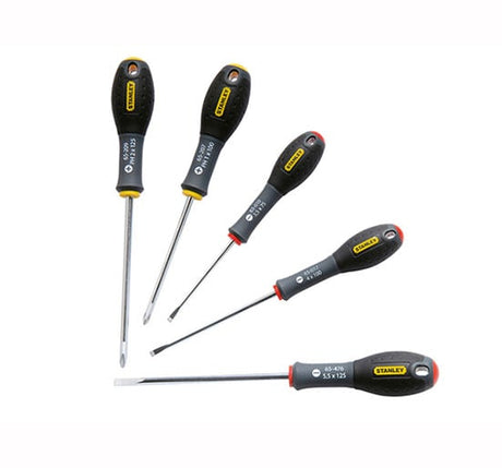 Stanley FatMax Screwdriver Set Parallel / Phillips 5 Piece - 5 Pi - STA065440 - Stanley - Trade Counter Direct