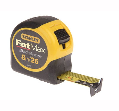 Stanley FatMax Tape Blade Armor 8m / 26ft - 8m Tape - STA033726 - Stanley - Trade Counter Direct
