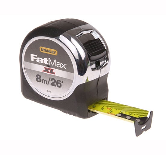 Stanley FatMax xtreme Tape Measure 8m / 26ft - 8m Tape - STA533891 - Stanley - Trade Counter Direct