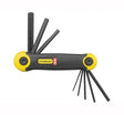 Stanley Folding Hex Key Set 8 Piece Metric (1.5 - 8mm) - 8 Piece Se - STA269264 - Stanley - Trade Counter Direct
