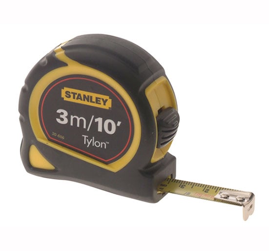 Stanley Pocket Tape 3m/10ft - STA030686N - Stanley - Trade Counter Direct
