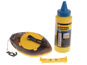 Stanley Power Winder Chalk Line 30 Metre, Chalk & Level - 30m - STA047465 - Stanley - Trade Counter Direct