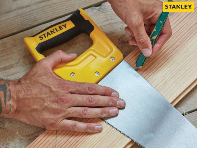 Stanley Sharpcut Handsaw 550mm (22in) 7 TPI - STA120368 - Stanley - Trade Counter Direct