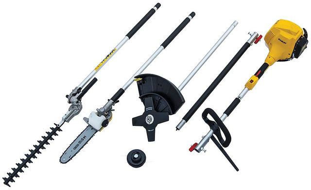 STANLEY STR - 4IN1A 4 in 1 Brush Cutter, Hedge, Line Trimmer, Pole Pruner, Multi - tool - STR-4IN1 - Stanley - Trade Counter Direct