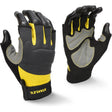 Stanley SY640 Fingerless Performance Gloves - Yellow/Grey/Black - Size Itm (35424 - 66006 - 01) - 35424-66006-01 - Stanley - Trade Counter Direct