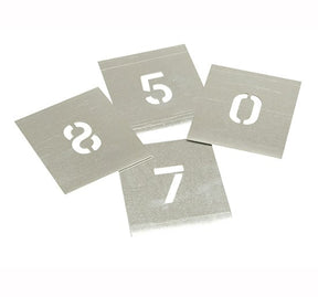 Stencils Zinc Stencils - Numbers - STNF1 - Stencils - Trade Counter Direct