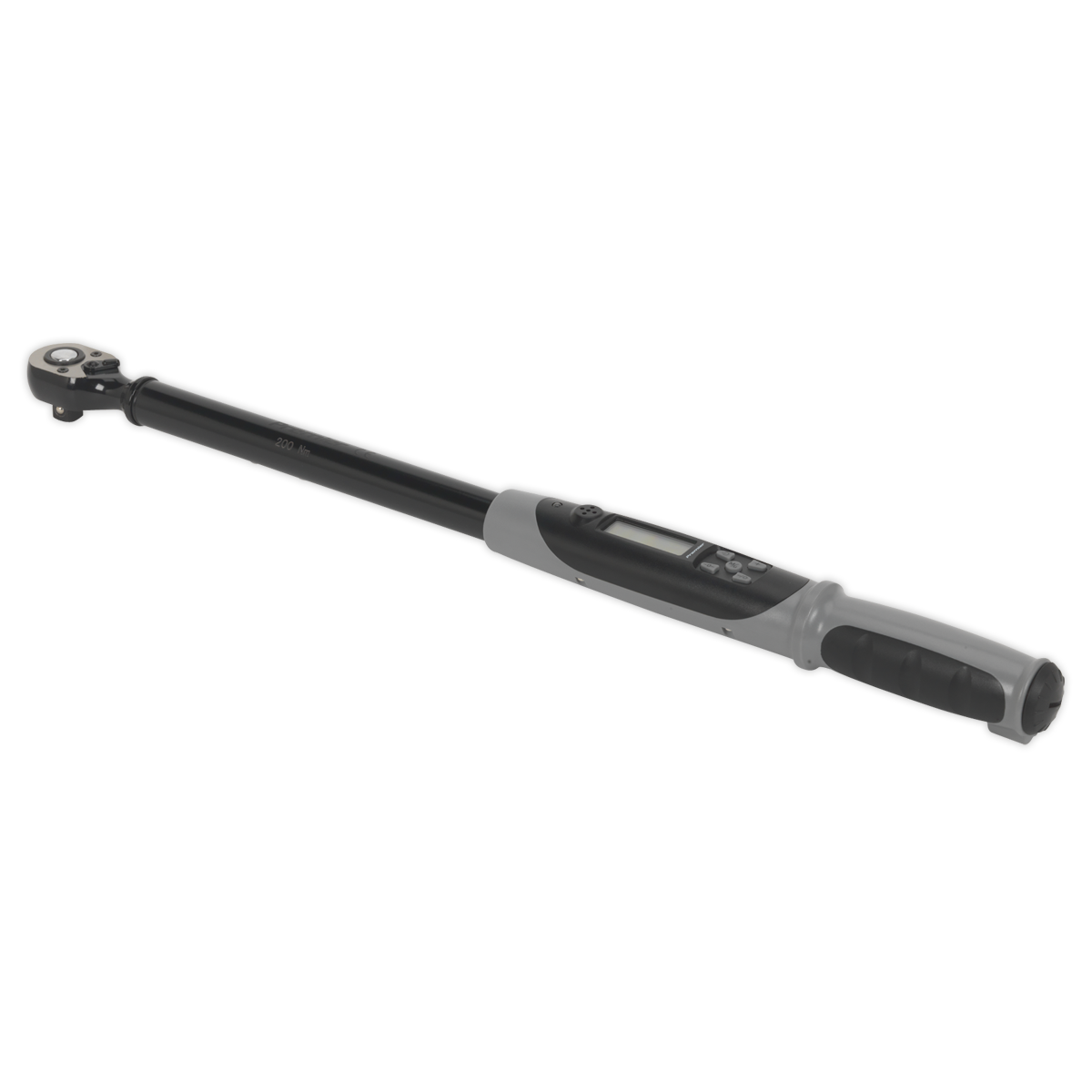 Sealey STW306B Angle Torque Wrench Digital 1/2"Sq Drive 20-200Nm(14.7-147.5lb.ft) Black Series