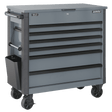 Superline Pro AP366G 6 Drawer Mobile Tool Cabinet with Ball Bearing Slides - Grey - AP366G - Sealey Tools UK - Trade Counter Direct