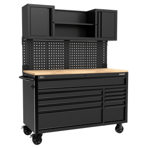 Superline Pro AP5210BE 10 Drawer Mobile Workstation - AP5210BE - Sealey Tools UK - Trade Counter Direct