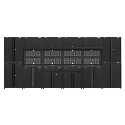 Superline Pro APMS16HFP Rapid - Fit 4.6m Modular Garage Storage System - APMS16HFP - Sealey Tools UK - Trade Counter Direct