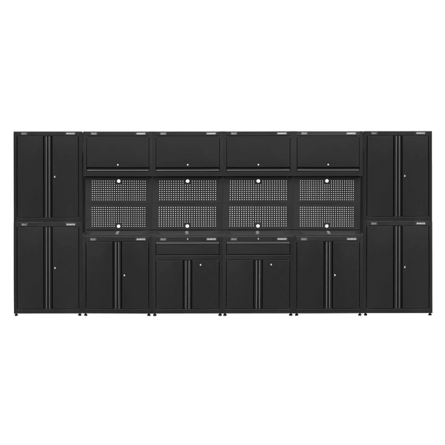 Superline Pro APMS16HFP Rapid - Fit 4.6m Modular Garage Storage System - APMS16HFP - Sealey Tools UK - Trade Counter Direct