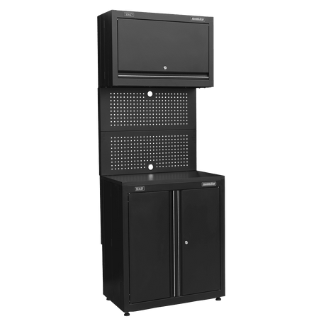 Superline Pro APMS16HFP Rapid - Fit 4.6m Modular Garage Storage System - APMS16HFP - Sealey Tools UK - Trade Counter Direct