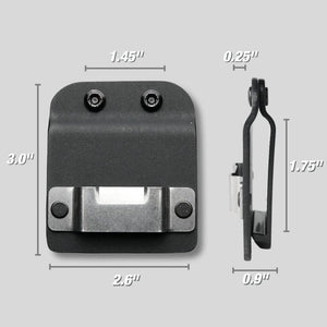 Holstery TapeMaster V2 - Clip-On Tactical Tape Measure Holder - HLSTR-TAPE-V2