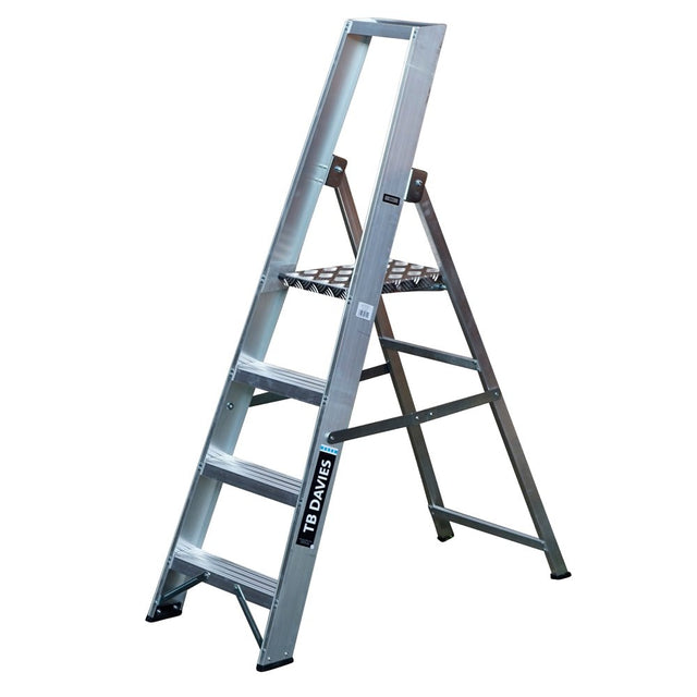 TB Davies 1202 - 024 4 Tread Professional Platform Step Ladder - 1202-024 - TB Davies - Trade Counter Direct