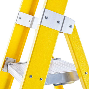TB Davies 1236 - 005 5 Tread Heavy - Duty Fibreglass Platform Step Ladder - 1236-005 - TB Davies - Trade Counter Direct