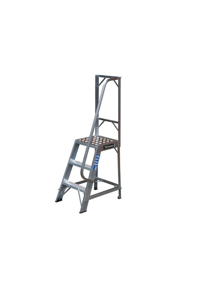 TB Davies 1271 - 003 3 Tread Heavy - Duty Single Sided Machine Step - 1271-003 - TB Davies - Trade Counter Direct