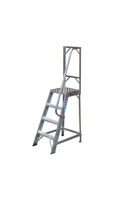 TB Davies 1271 - 004 4 Tread Heavy - Duty Single Sided Machine Step - 1271-004 - TB Davies - Trade Counter Direct