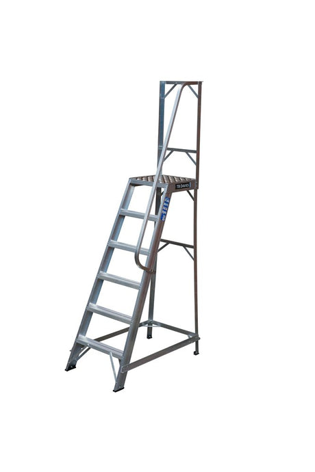 TB Davies 1271 - 006 6 Tread Heavy - Duty Single Sided Machine Step - 1271-006 - TB Davies - Trade Counter Direct