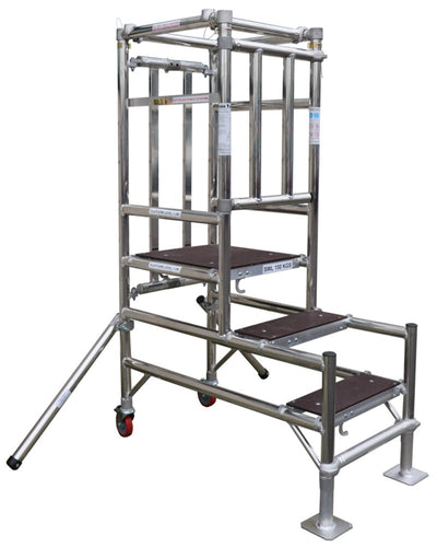 TB Davies 1274 - 087 4 - 5 Tread Telescopic Podium Step - 1274-087 - TB Davies - Trade Counter Direct