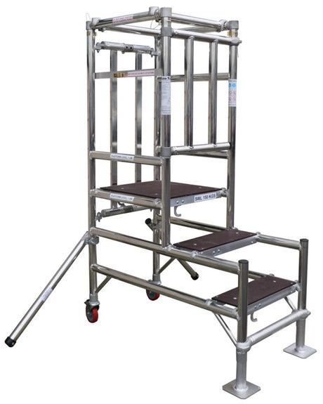 TB Davies 1274 - 087 4 - 5 Tread Telescopic Podium Step - 1274-087 - TB Davies - Trade Counter Direct