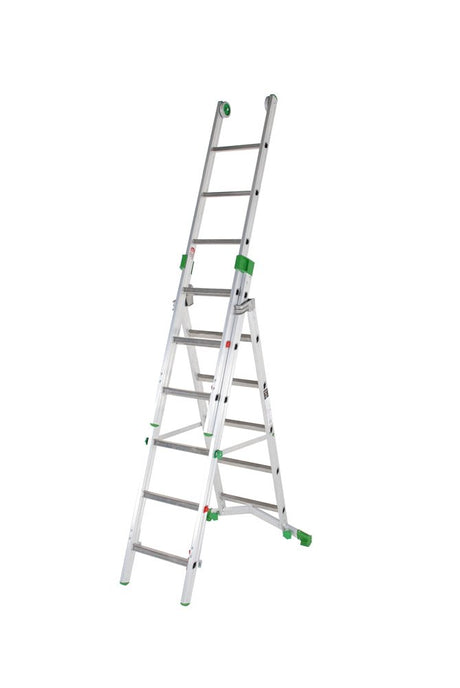 TB Davies 1300 - 051 2.0m Heavy - Duty Aluminium Combination Ladder - 1300-051 - TB Davies - Trade Counter Direct
