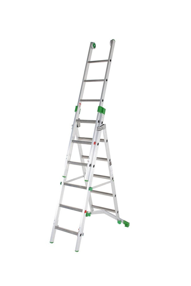 TB Davies 1300 - 051 2.0m Heavy - Duty Aluminium Combination Ladder - 1300-051 - TB Davies - Trade Counter Direct