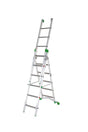 TB Davies 1300 - 051 2.0m Heavy - Duty Aluminium Combination Ladder - 1300-051 - TB Davies - Trade Counter Direct