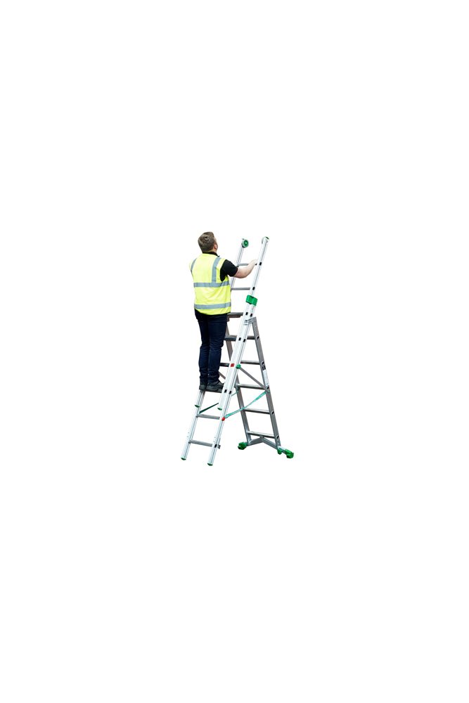 TB Davies 1300 - 053 2.6m Heavy - Duty Aluminium Combination Ladder - 1300-053 - TB Davies - Trade Counter Direct