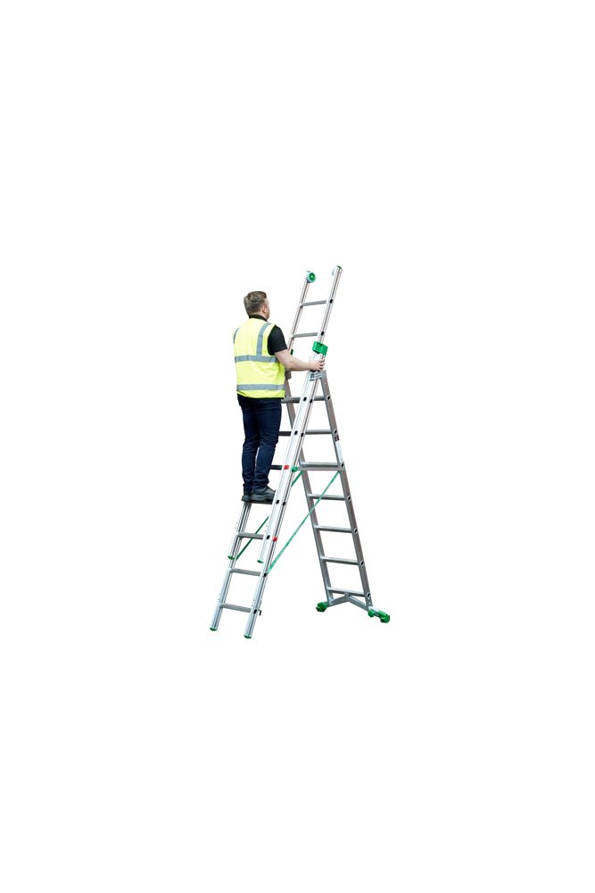 TB Davies 1300 - 053 2.6m Heavy - Duty Aluminium Combination Ladder - 1300-053 - TB Davies - Trade Counter Direct