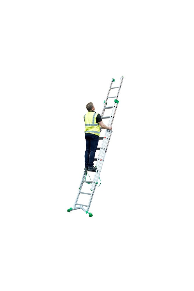 TB Davies 1300 - 053 2.6m Heavy - Duty Aluminium Combination Ladder - 1300-053 - TB Davies - Trade Counter Direct