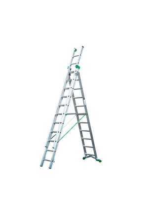 TB Davies 1300 - 056 3.5m Heavy - Duty Aluminium Combination Ladder - 1300-056 - TB Davies - Trade Counter Direct