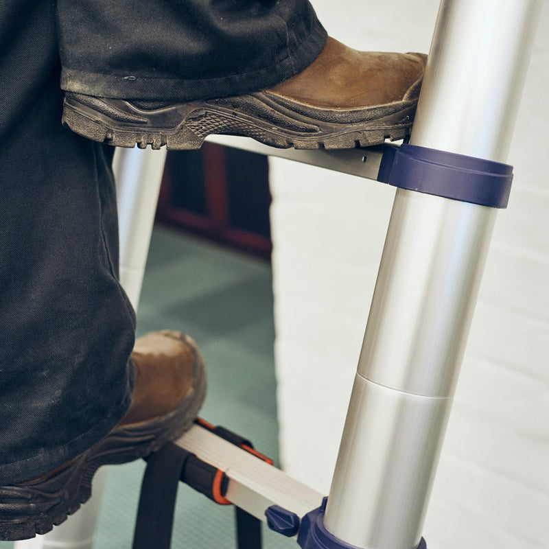 TB Davies 1303 - 081 Xtend+Climb 3.8m ProSeries S2.0 Telescopic Ladder - 1303-081 - TB Davies - Trade Counter Direct