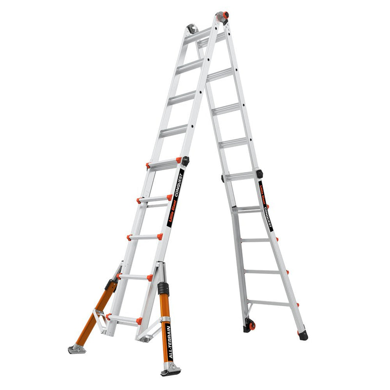 TB Davies 1304 - 025 5 Rung Little Giant Conquest All - Terrain Multi - Purpose Ladder - 1304-025 - Little Giant - Trade Counter Direct