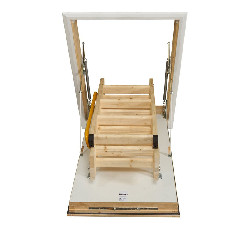 TB Davies LuxFold 3 Section Timber Loft Ladder With 87mm Insulated Hatch - 1530 - 010 - 1530-010 - TB Davies - Trade Counter Direct